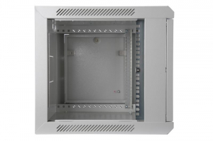 Digitus 9U 19" fali rackszekrény 600x600mm szürke  (DN-19 09U-6/6-EC)